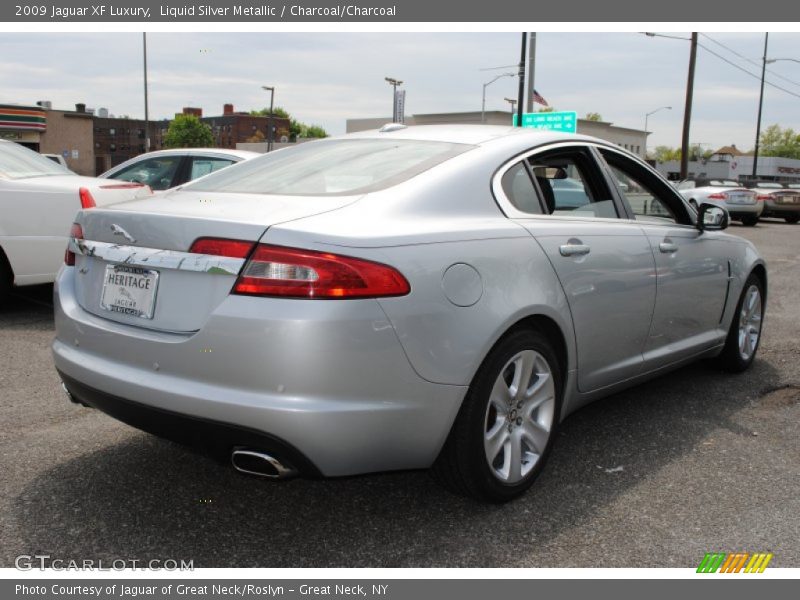Liquid Silver Metallic / Charcoal/Charcoal 2009 Jaguar XF Luxury
