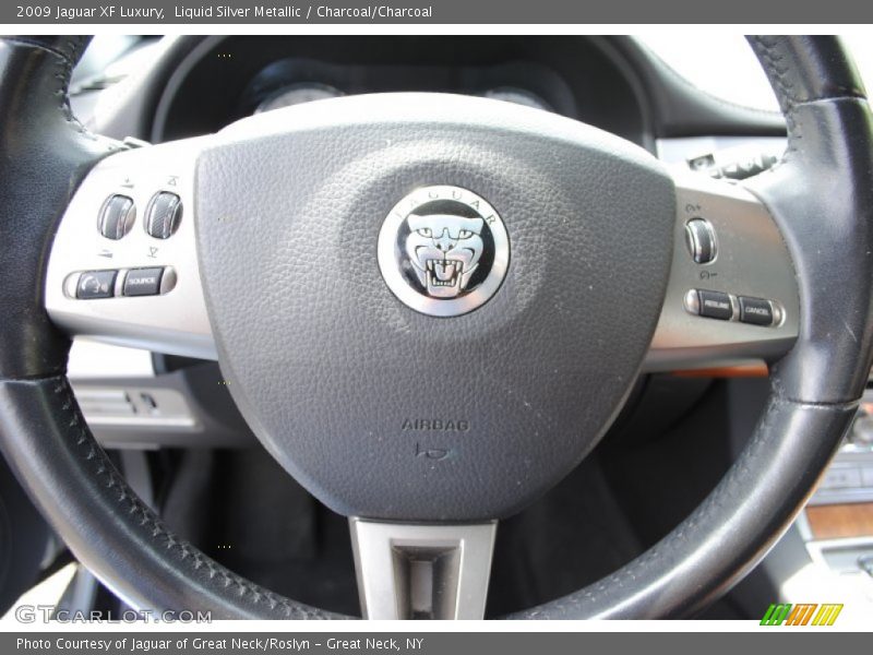 Liquid Silver Metallic / Charcoal/Charcoal 2009 Jaguar XF Luxury