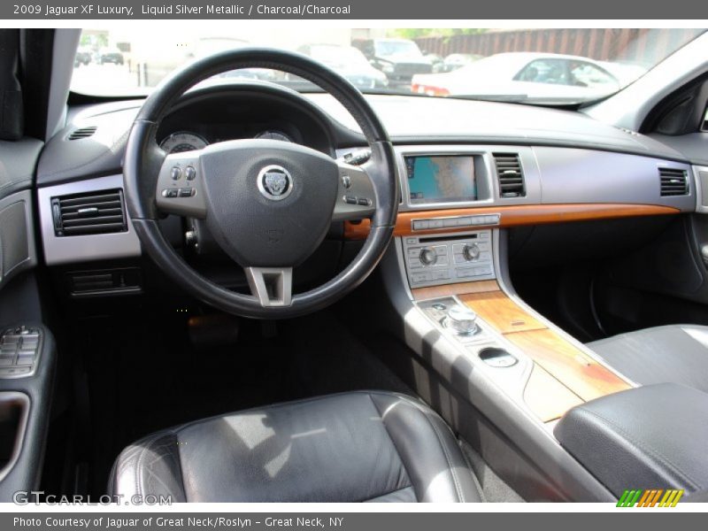 Liquid Silver Metallic / Charcoal/Charcoal 2009 Jaguar XF Luxury