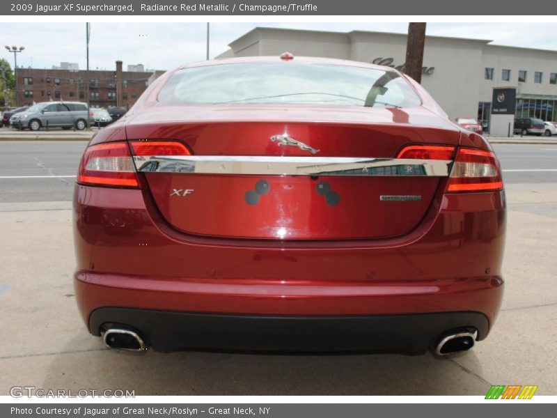 Radiance Red Metallic / Champagne/Truffle 2009 Jaguar XF Supercharged
