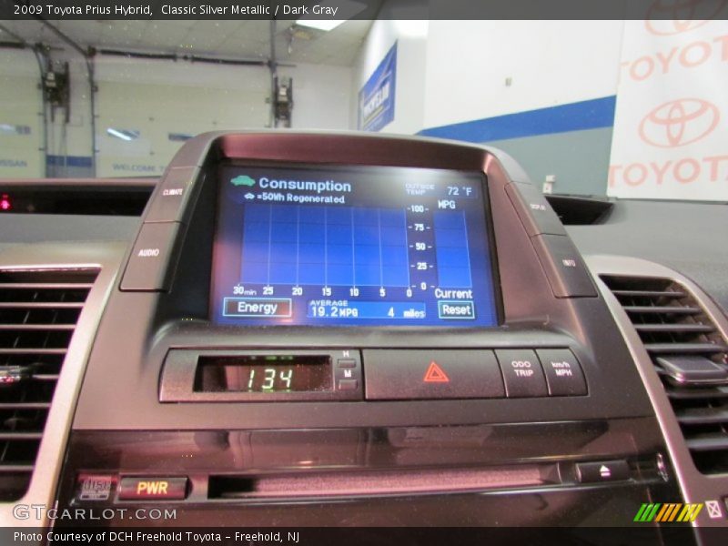Controls of 2009 Prius Hybrid