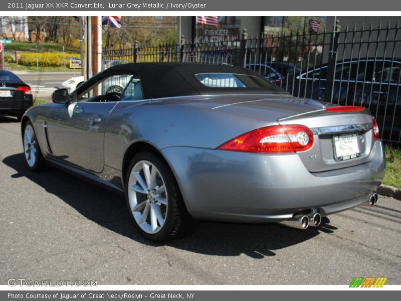 Lunar Grey Metallic / Ivory/Oyster 2011 Jaguar XK XKR Convertible