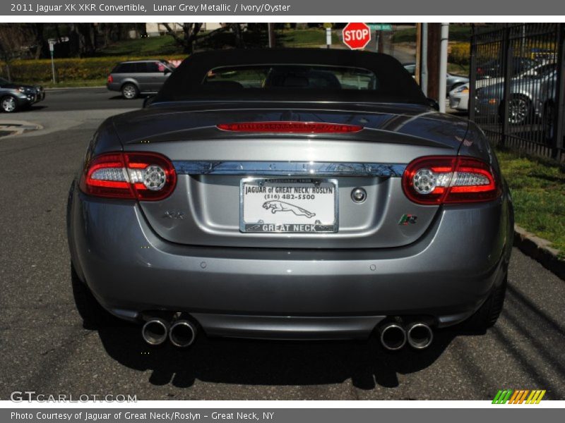 Lunar Grey Metallic / Ivory/Oyster 2011 Jaguar XK XKR Convertible