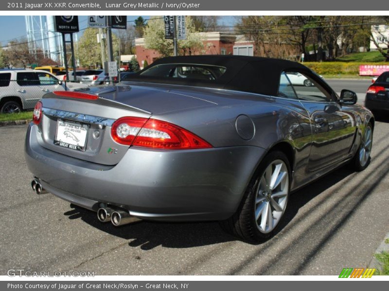 Lunar Grey Metallic / Ivory/Oyster 2011 Jaguar XK XKR Convertible