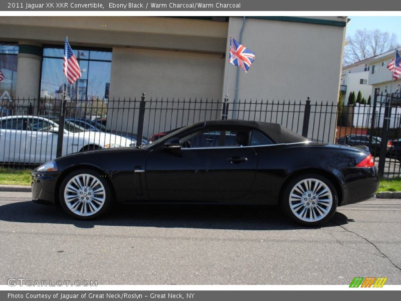 Ebony Black / Warm Charcoal/Warm Charcoal 2011 Jaguar XK XKR Convertible