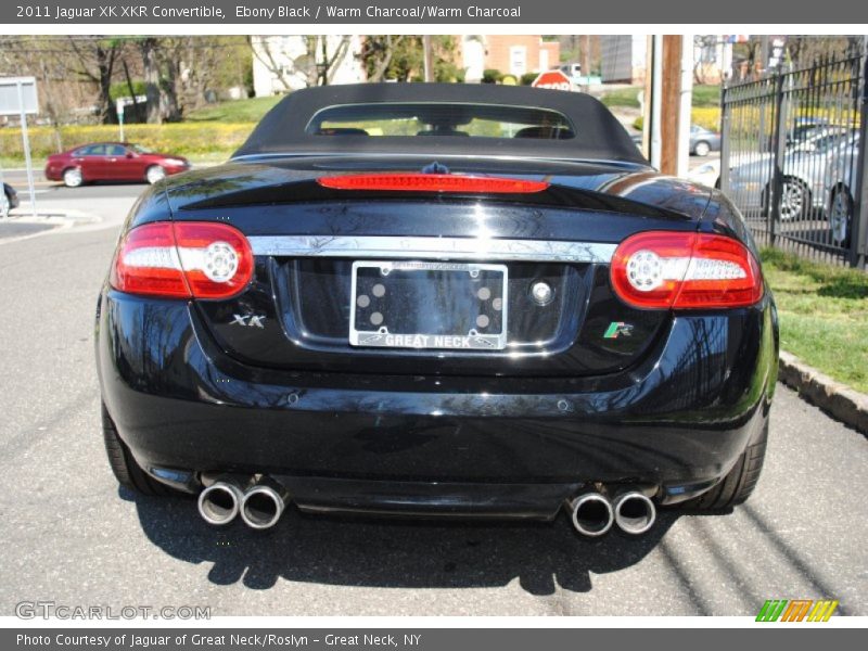 Ebony Black / Warm Charcoal/Warm Charcoal 2011 Jaguar XK XKR Convertible