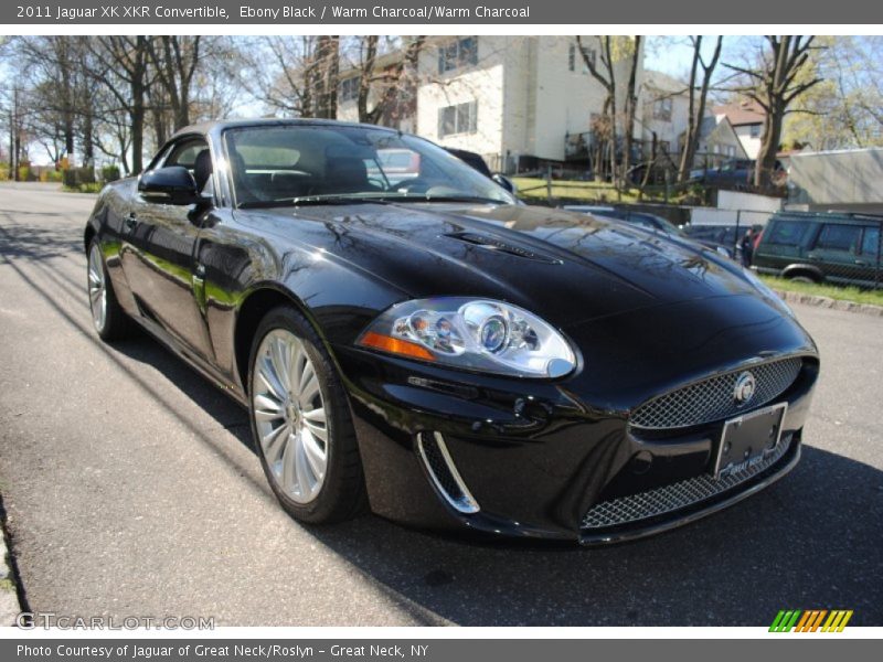 Ebony Black / Warm Charcoal/Warm Charcoal 2011 Jaguar XK XKR Convertible