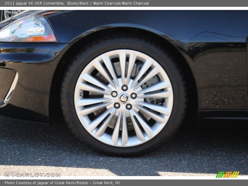 Ebony Black / Warm Charcoal/Warm Charcoal 2011 Jaguar XK XKR Convertible