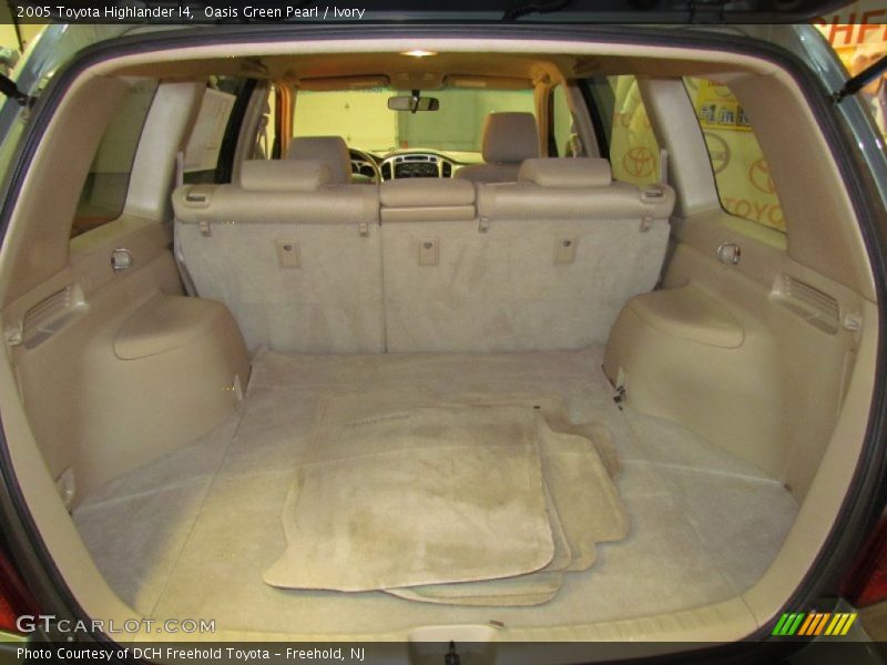 Oasis Green Pearl / Ivory 2005 Toyota Highlander I4