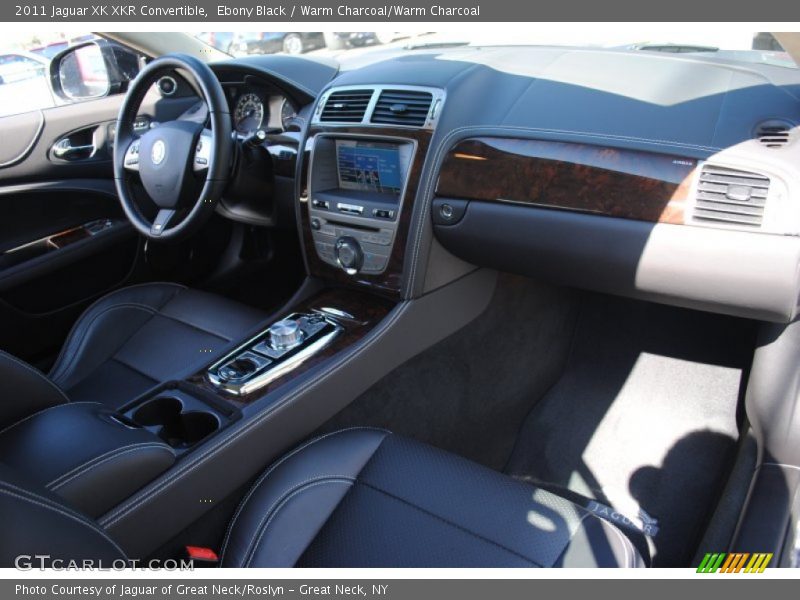 Ebony Black / Warm Charcoal/Warm Charcoal 2011 Jaguar XK XKR Convertible