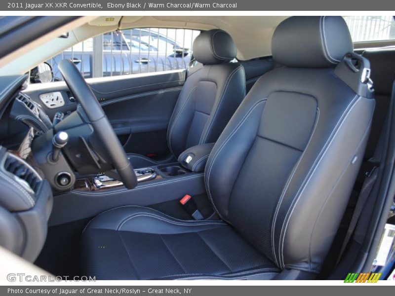Ebony Black / Warm Charcoal/Warm Charcoal 2011 Jaguar XK XKR Convertible