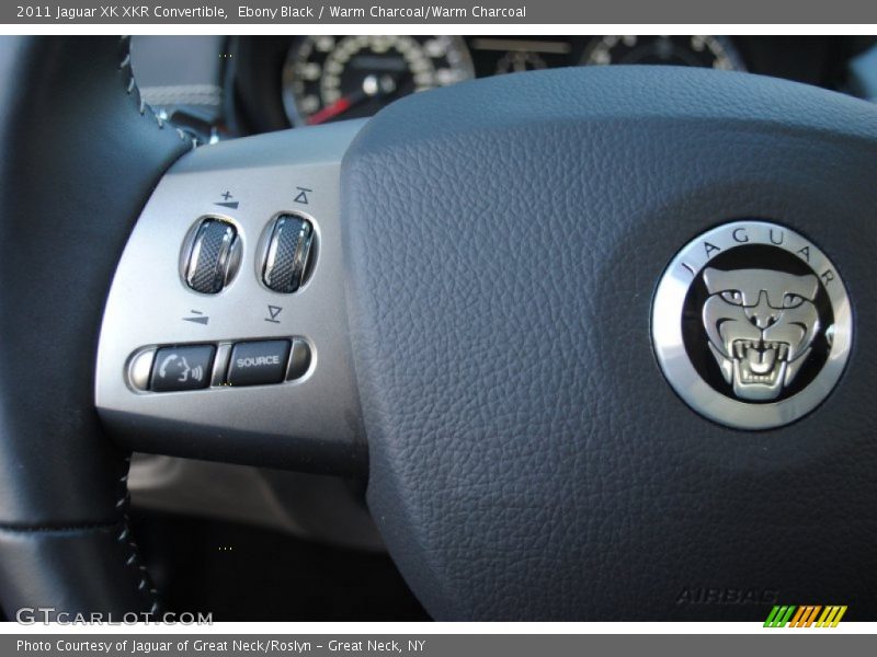 Ebony Black / Warm Charcoal/Warm Charcoal 2011 Jaguar XK XKR Convertible
