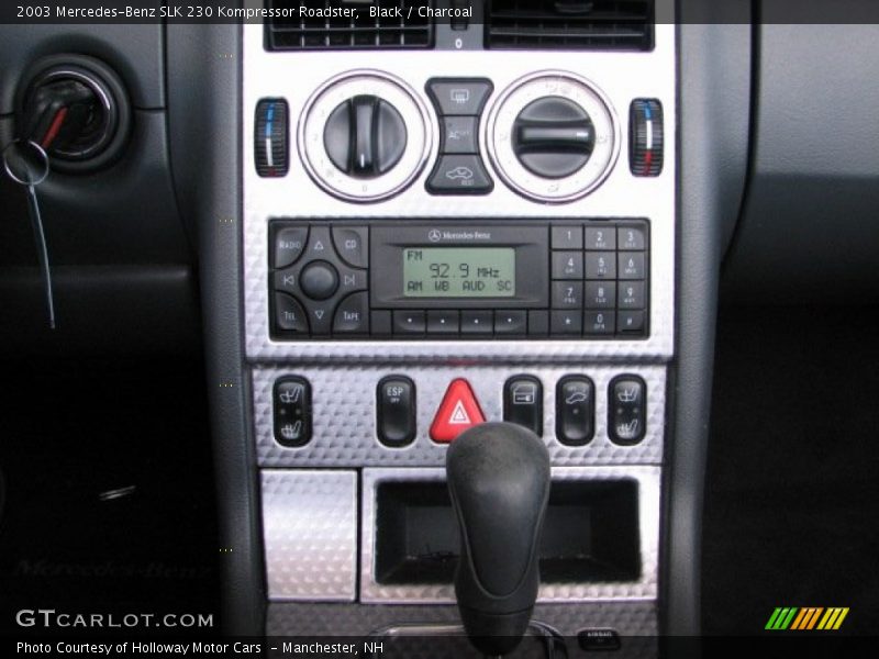 Black / Charcoal 2003 Mercedes-Benz SLK 230 Kompressor Roadster