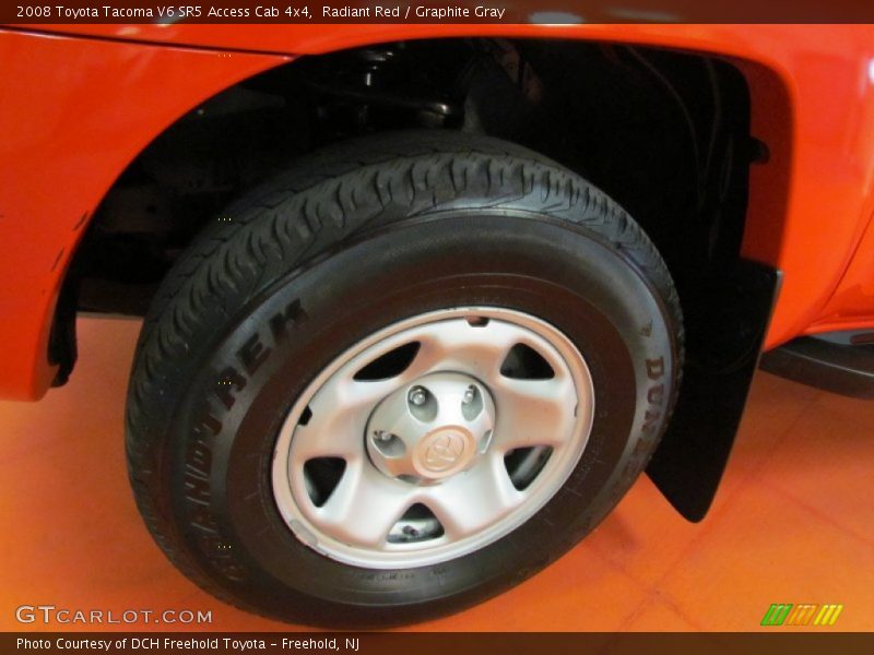 Radiant Red / Graphite Gray 2008 Toyota Tacoma V6 SR5 Access Cab 4x4