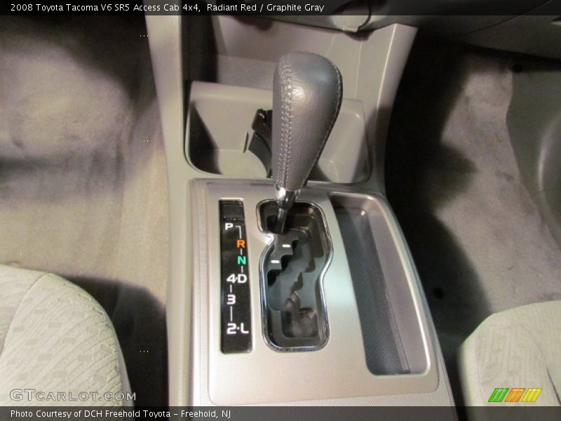 Radiant Red / Graphite Gray 2008 Toyota Tacoma V6 SR5 Access Cab 4x4