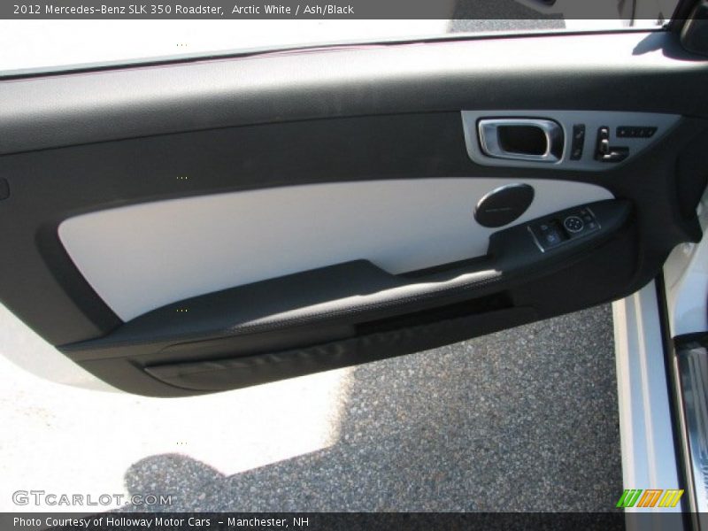 Arctic White / Ash/Black 2012 Mercedes-Benz SLK 350 Roadster