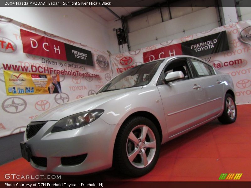 Sunlight Silver Mica / Black 2004 Mazda MAZDA3 i Sedan