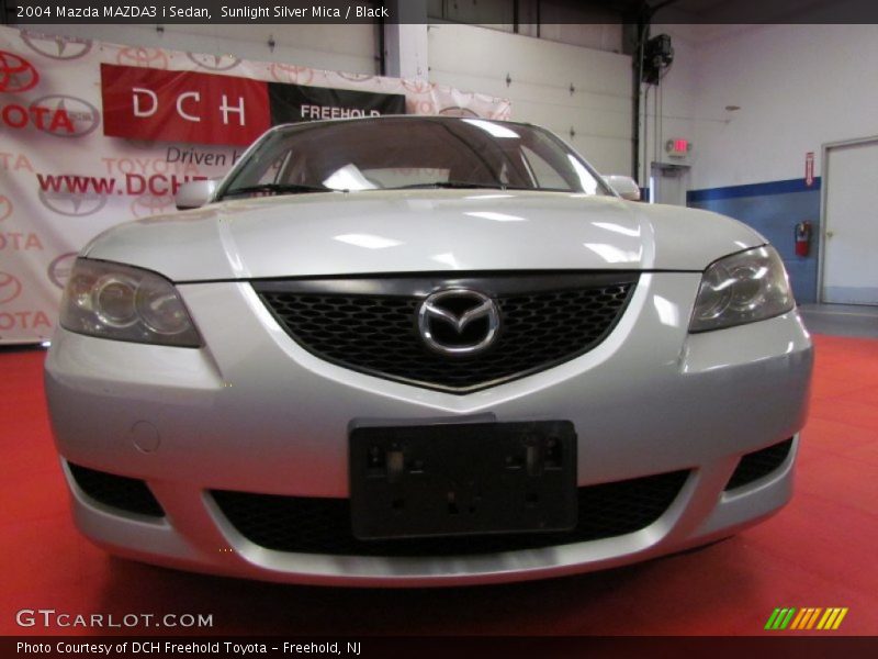 Sunlight Silver Mica / Black 2004 Mazda MAZDA3 i Sedan