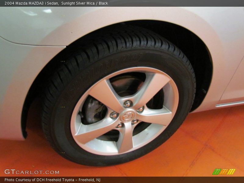 Sunlight Silver Mica / Black 2004 Mazda MAZDA3 i Sedan