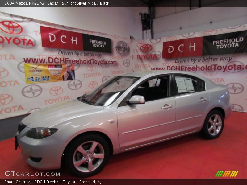 Sunlight Silver Mica / Black 2004 Mazda MAZDA3 i Sedan