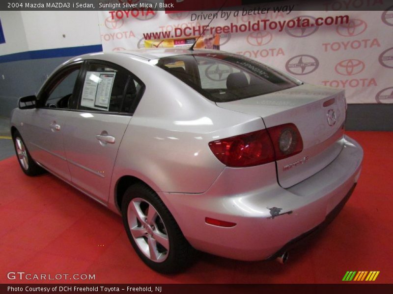 Sunlight Silver Mica / Black 2004 Mazda MAZDA3 i Sedan