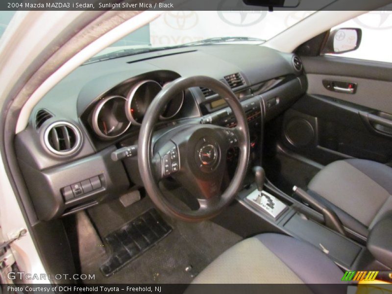 Sunlight Silver Mica / Black 2004 Mazda MAZDA3 i Sedan