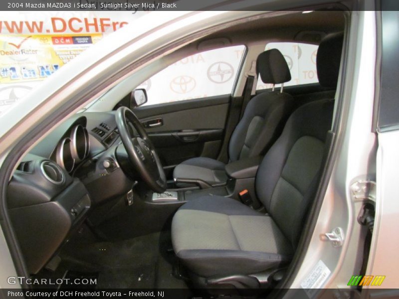 Sunlight Silver Mica / Black 2004 Mazda MAZDA3 i Sedan