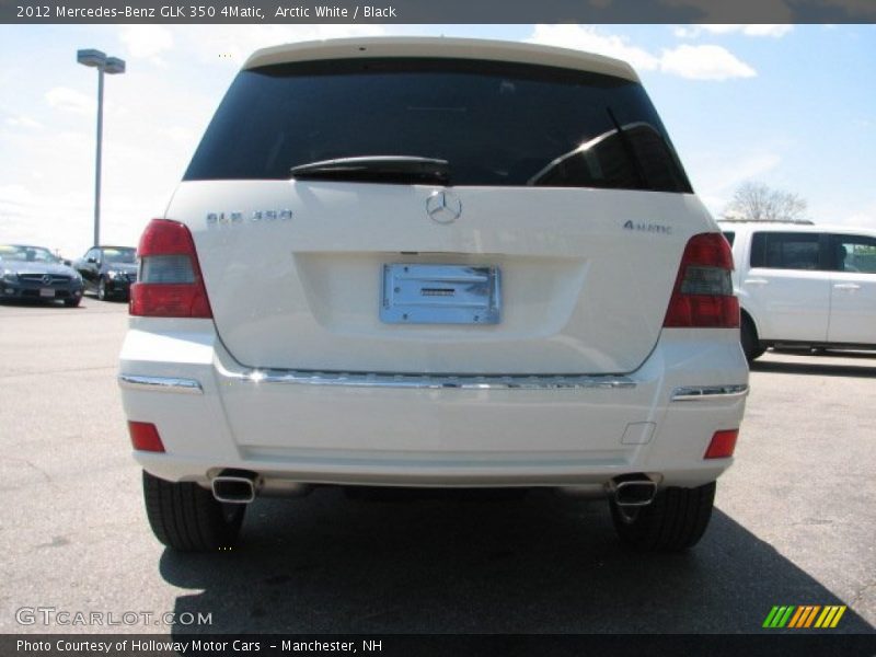 Arctic White / Black 2012 Mercedes-Benz GLK 350 4Matic