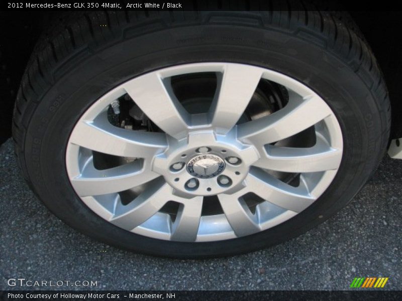 Arctic White / Black 2012 Mercedes-Benz GLK 350 4Matic