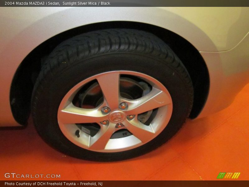 Sunlight Silver Mica / Black 2004 Mazda MAZDA3 i Sedan