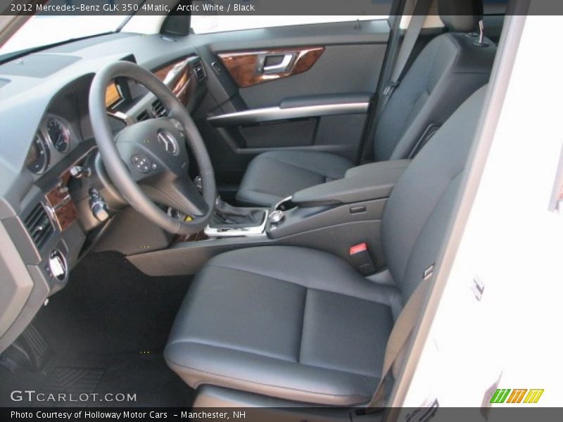 Arctic White / Black 2012 Mercedes-Benz GLK 350 4Matic