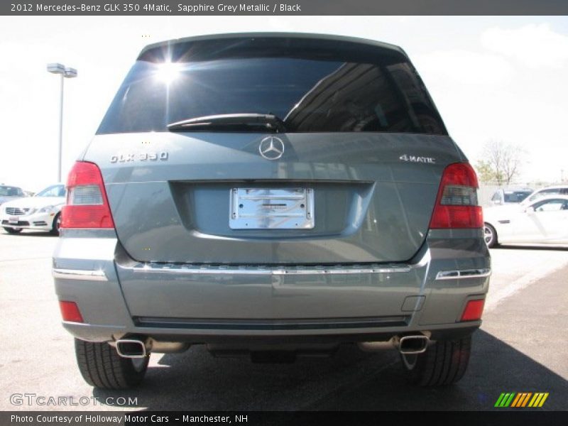 Sapphire Grey Metallic / Black 2012 Mercedes-Benz GLK 350 4Matic