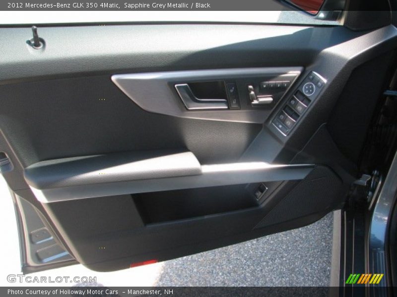 Sapphire Grey Metallic / Black 2012 Mercedes-Benz GLK 350 4Matic