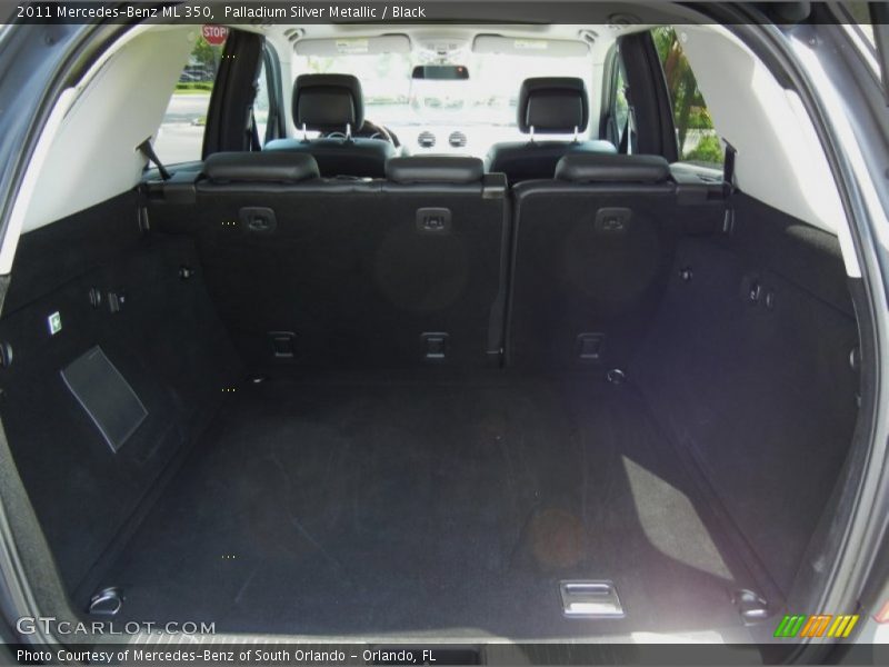 Palladium Silver Metallic / Black 2011 Mercedes-Benz ML 350