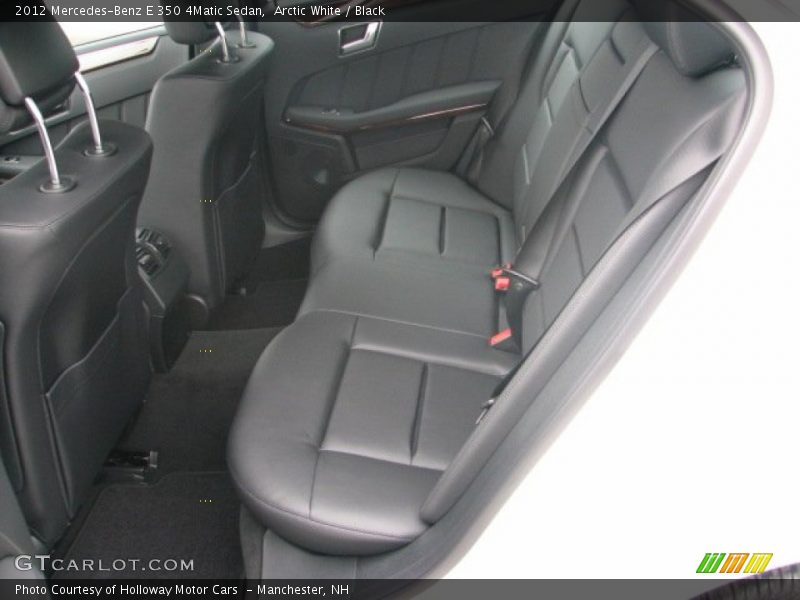 Arctic White / Black 2012 Mercedes-Benz E 350 4Matic Sedan