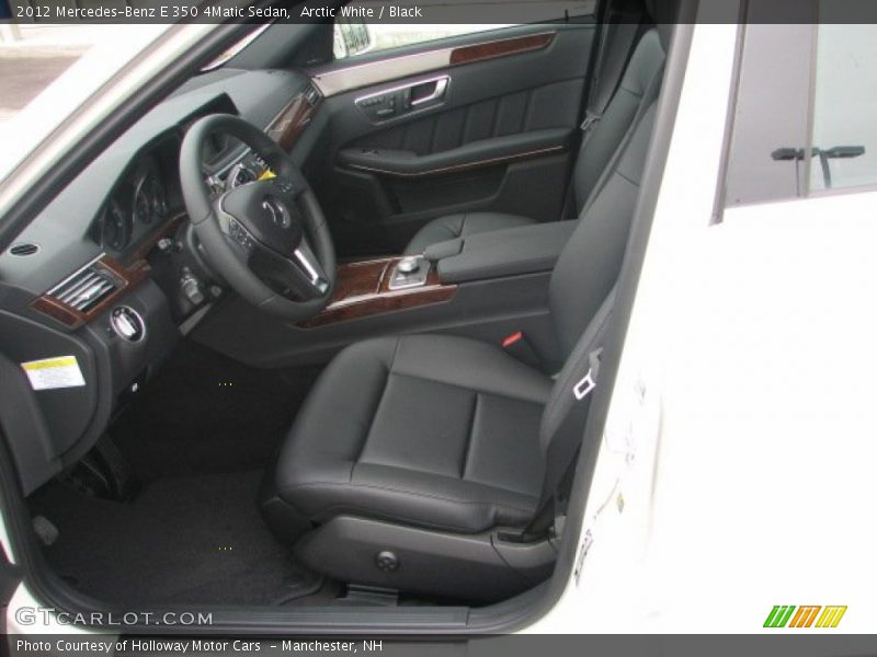 Arctic White / Black 2012 Mercedes-Benz E 350 4Matic Sedan