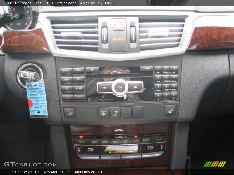 Arctic White / Black 2012 Mercedes-Benz E 350 4Matic Sedan