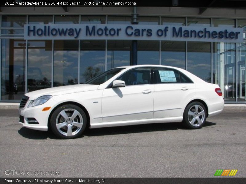 Arctic White / Almond/Mocha 2012 Mercedes-Benz E 350 4Matic Sedan