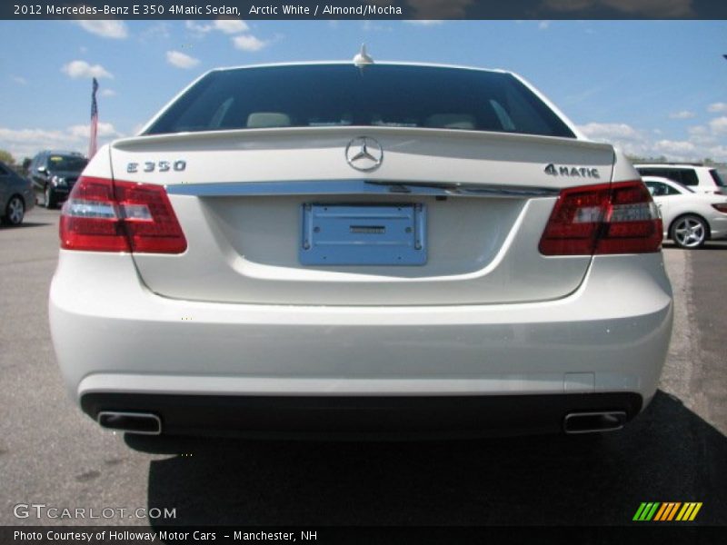 Arctic White / Almond/Mocha 2012 Mercedes-Benz E 350 4Matic Sedan