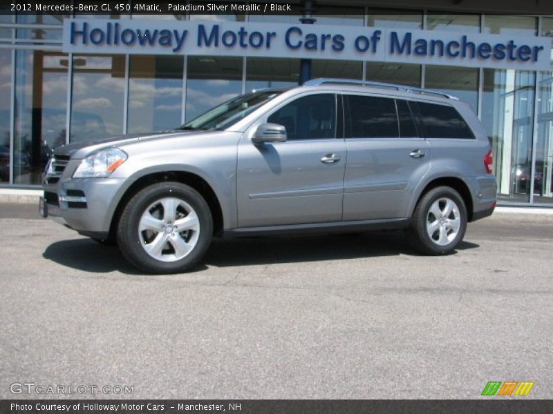 Paladium Silver Metallic / Black 2012 Mercedes-Benz GL 450 4Matic