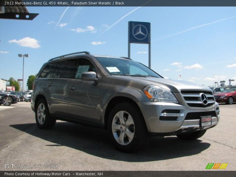 Paladium Silver Metallic / Black 2012 Mercedes-Benz GL 450 4Matic