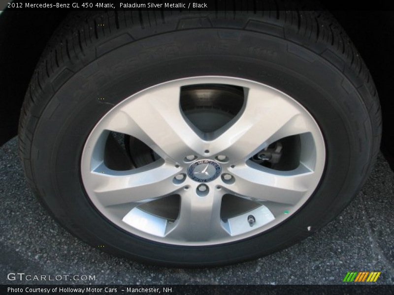 Paladium Silver Metallic / Black 2012 Mercedes-Benz GL 450 4Matic