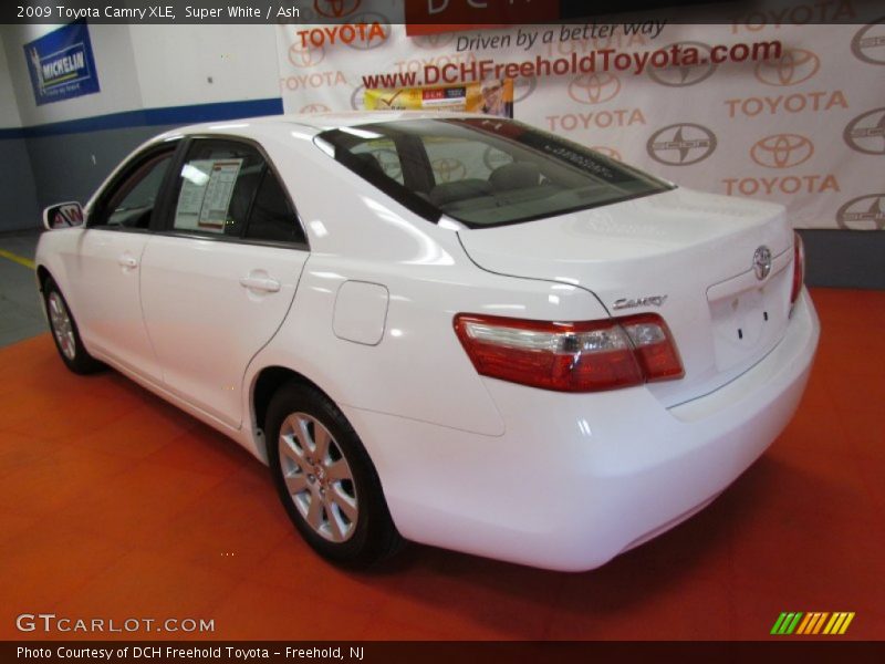 Super White / Ash 2009 Toyota Camry XLE