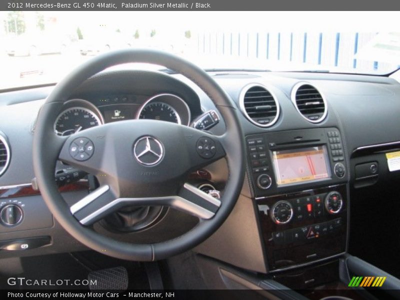 Paladium Silver Metallic / Black 2012 Mercedes-Benz GL 450 4Matic