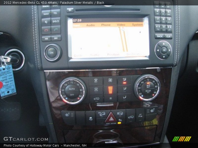 Paladium Silver Metallic / Black 2012 Mercedes-Benz GL 450 4Matic