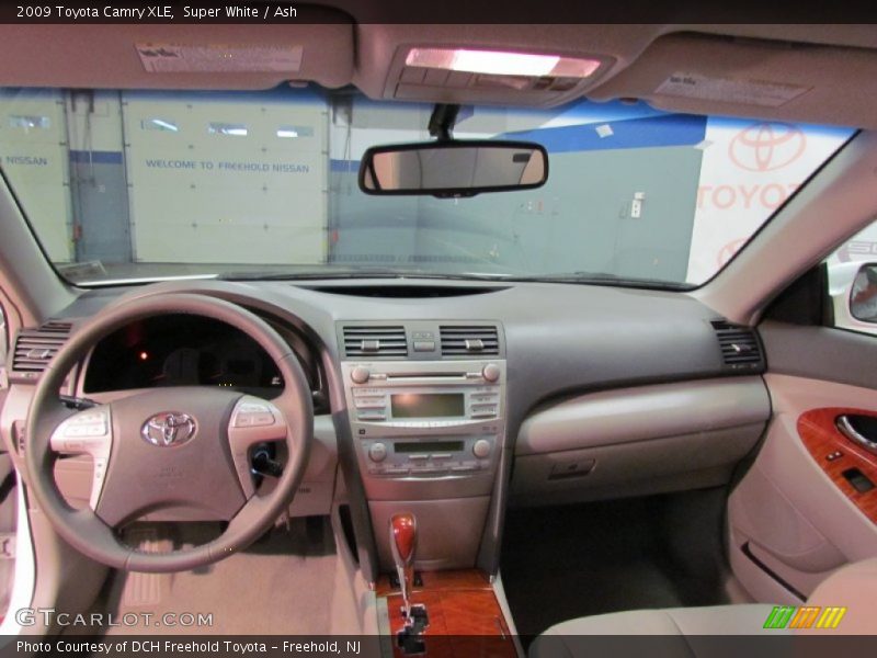 Super White / Ash 2009 Toyota Camry XLE