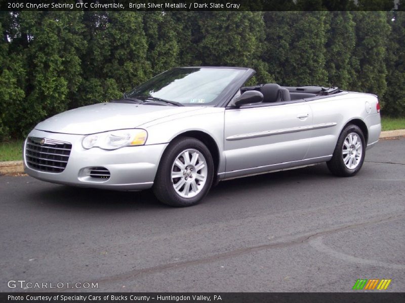 Bright Silver Metallic / Dark Slate Gray 2006 Chrysler Sebring GTC Convertible