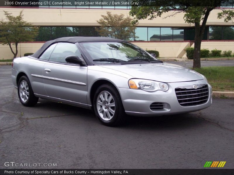 Bright Silver Metallic / Dark Slate Gray 2006 Chrysler Sebring GTC Convertible