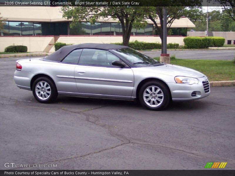 Bright Silver Metallic / Dark Slate Gray 2006 Chrysler Sebring GTC Convertible