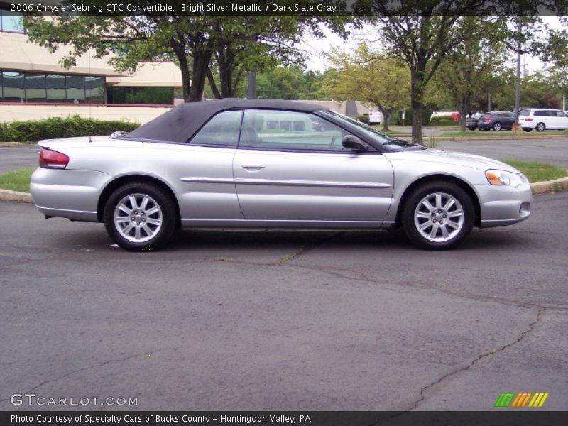 Bright Silver Metallic / Dark Slate Gray 2006 Chrysler Sebring GTC Convertible